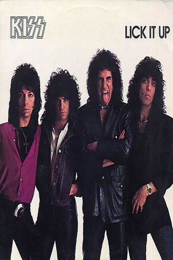 Kiss Lick It Up Tour poster