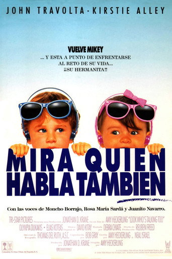 Póster de Mira quien habla también
