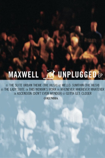 Maxwell: MTV Unplugged poster