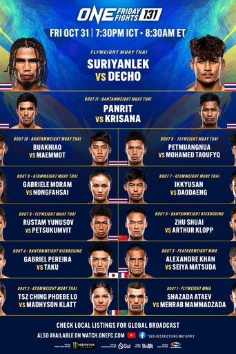 ONE Friday Fights 131: Suriyanlek vs. Decho 2 (2025)