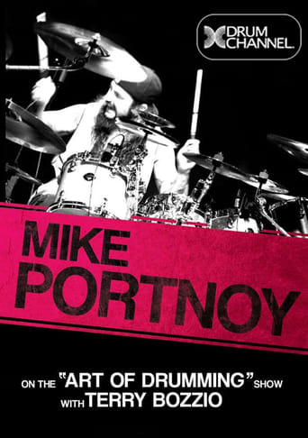 Poster of Mike Portnoy on the “Art Of Drumming” with Terry Bozzio