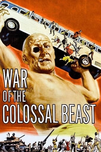 Poster för War of the Colossal Beast