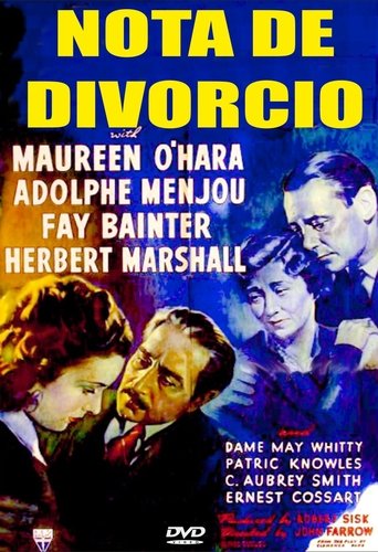 Poster of Nota de divorcio