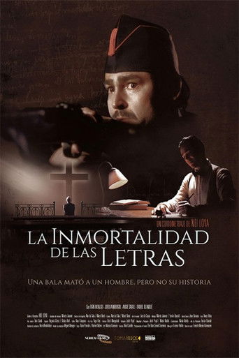 La inmortalidad de las letras poster