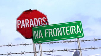 Cena de Parados na fronteira