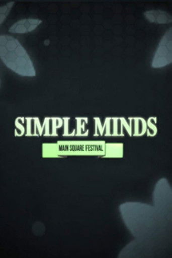 Simple Minds: Main Square 2012 poster