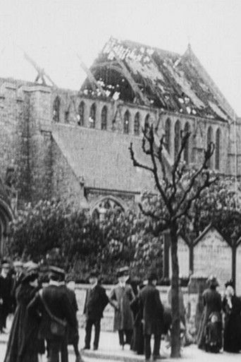 London Church Completely Destroyed By Fire (1913)