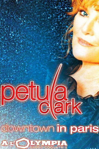 Petula Clark - Downtown in Paris poster