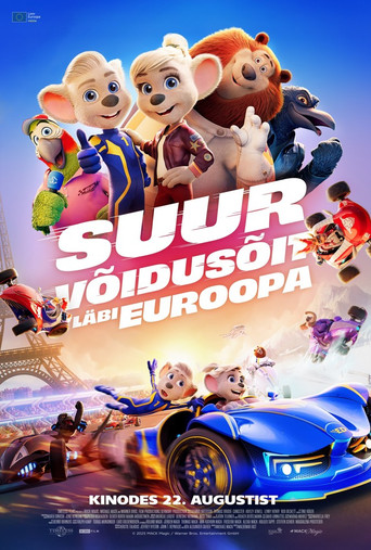 Suur võidusõit läbi Euroopa plakat