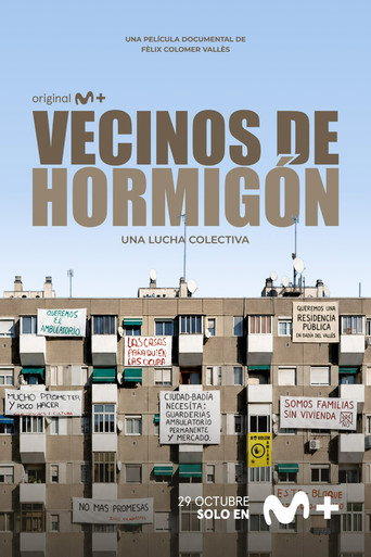 Poster film Vecinos de hormigón