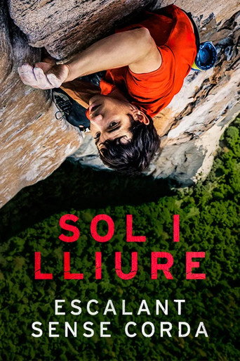 Cartell de Sol i lliure: Escalant sense corda