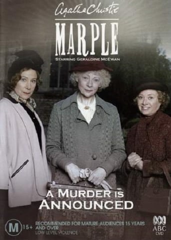 Poster för Miss Marple: Ett mord annonseras