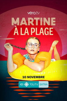 Martine à la plage poster