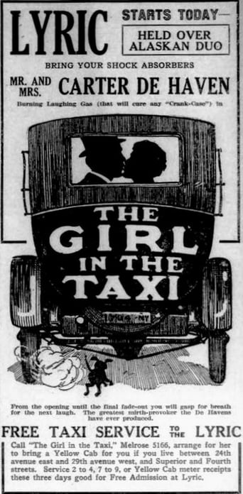 Poster för The Girl in the Taxi