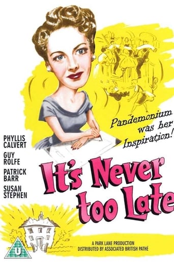 Poster för It's Never Too Late