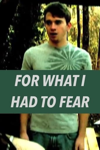 Poster för For What I Had to Fear