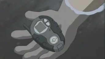 Cena de Quando o Digivice é Tocado pelas Trevas