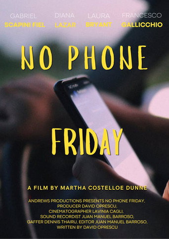 No Phone Friday poster