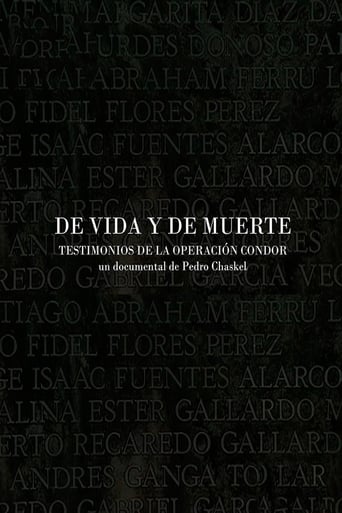 De vida y de Muerte, Testimonios de la Operación Cóndor