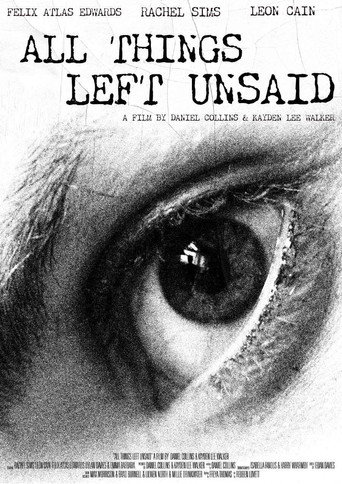 Póster de All Things Left Unsaid