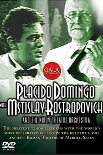 Placido Domingo - Mstislav Rostropovich poster