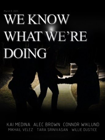 We Know What We're Doing poster
