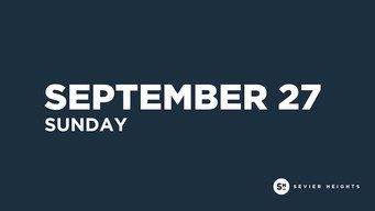 Sunday Service | September 27, 2026