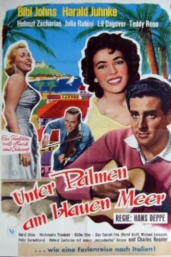 Poster of Unter Palmen am blauen Meer
