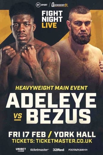 Poster of David Adeleye vs. Dmytro Bezus