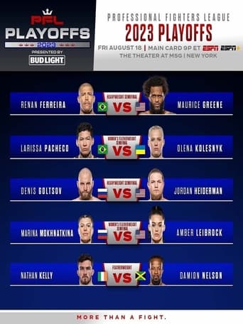 PFL Playoffs 2023: PFL 8 Ferreira vs. Greene en streaming 