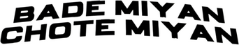 Bade Miyan Chote Miyan logo