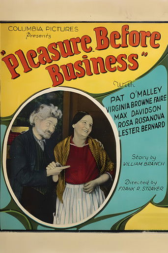 Pleasure Before Business (1927)