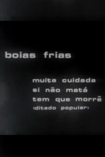 Poster film Bóias Frias