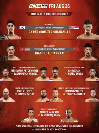One Championship: ONE 160 en streaming 