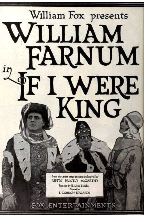 If I Were King (1920) poster