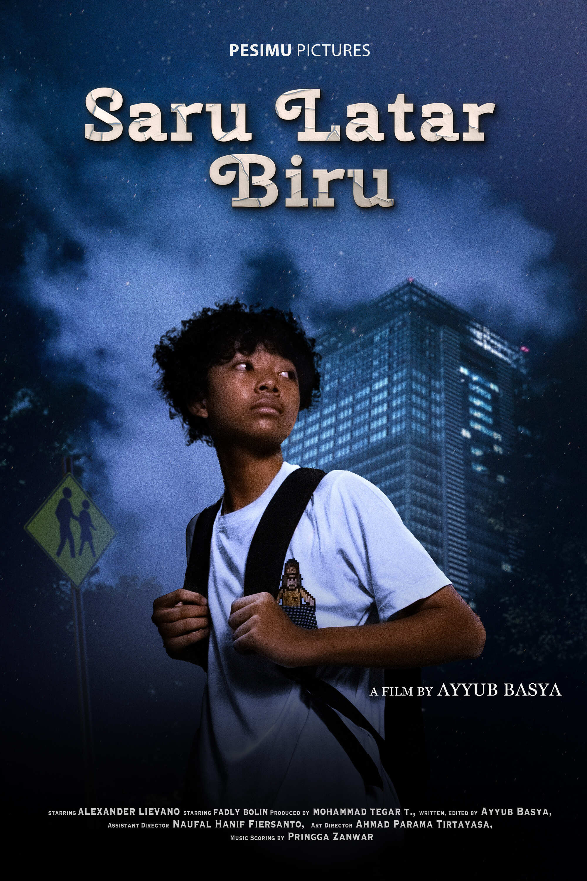 Saru Latar Biru (2024) poster
