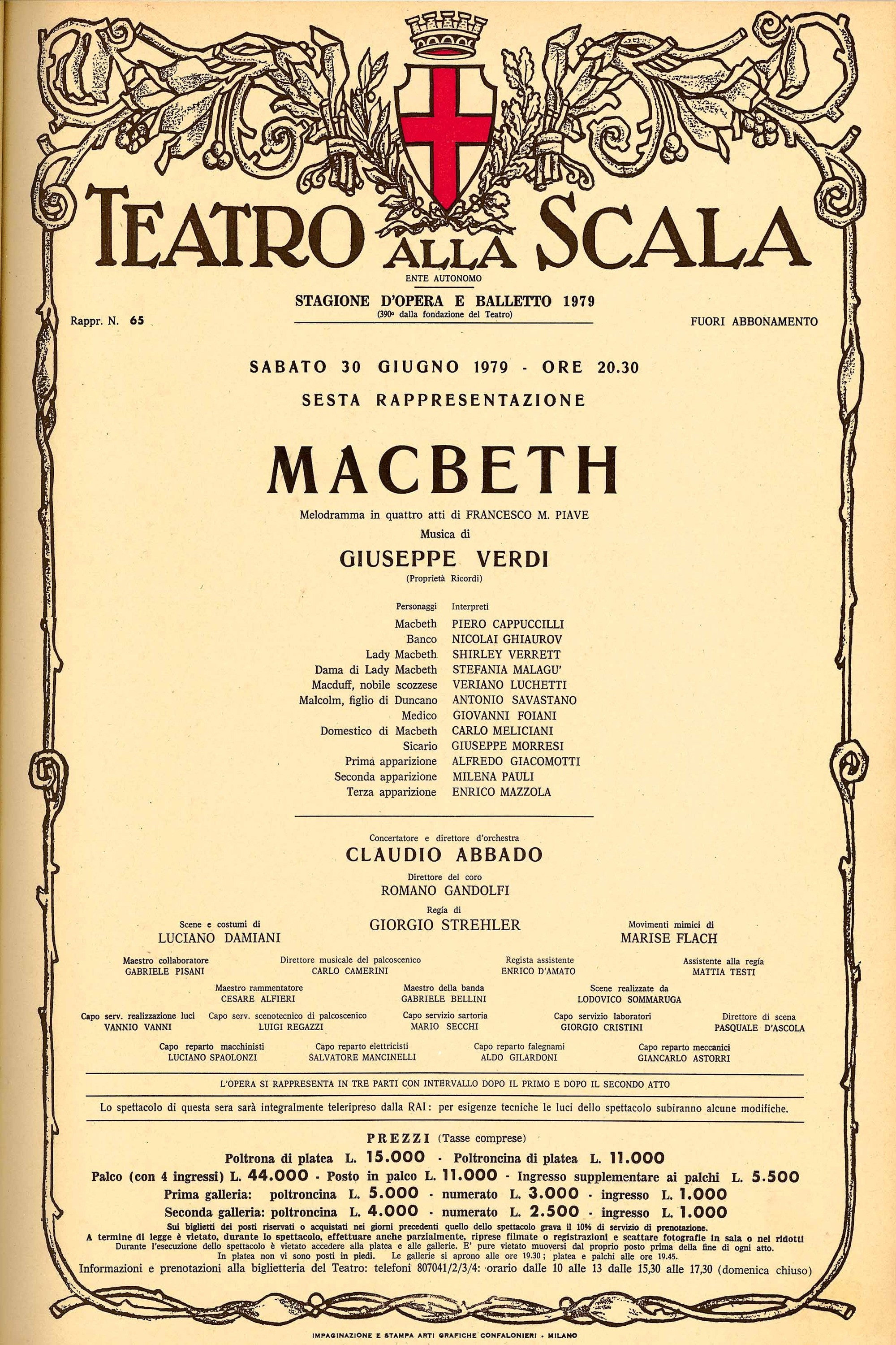 Macbeth (1979) poster