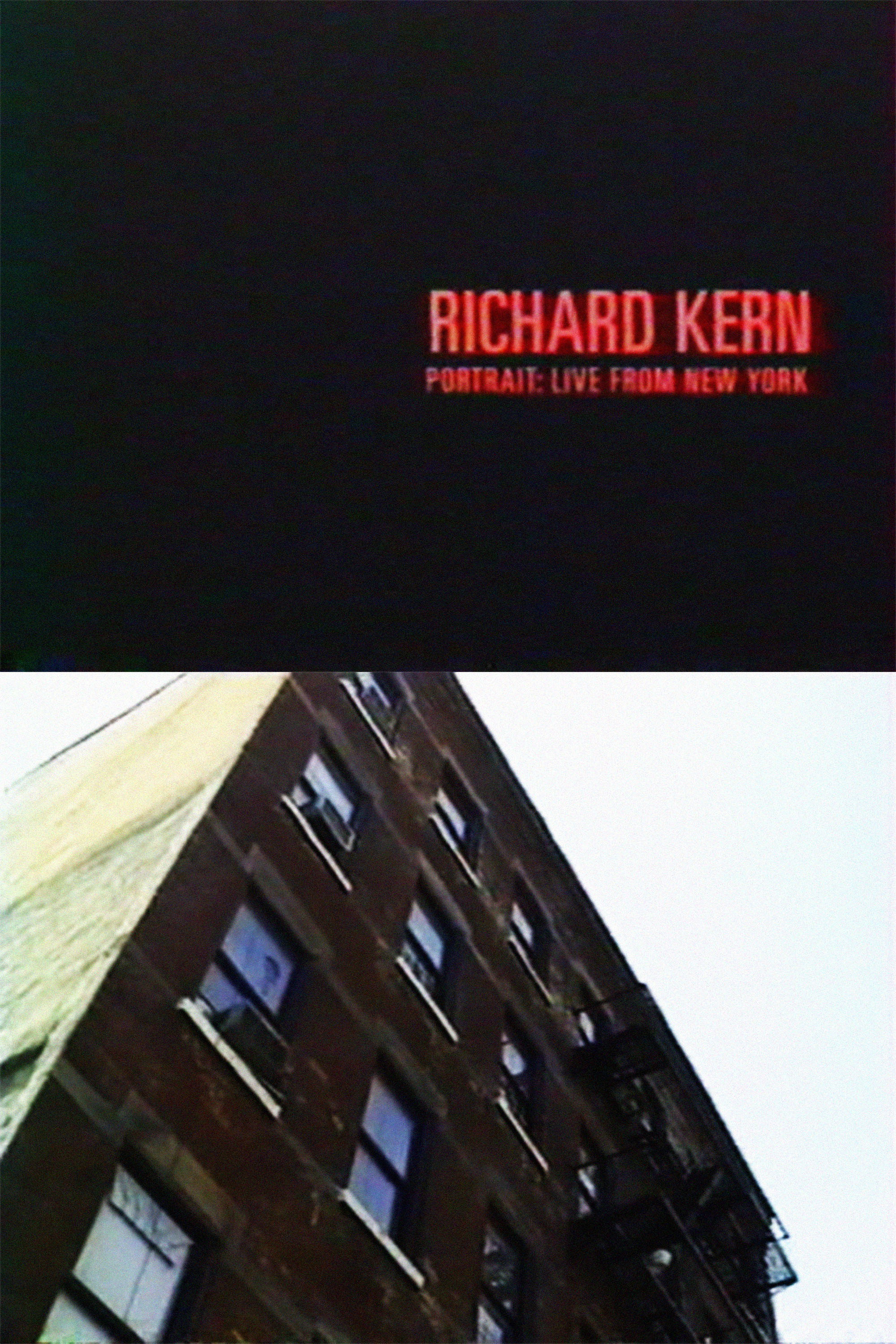 Richard Kern - Portrait: Live From New York (1997) poster