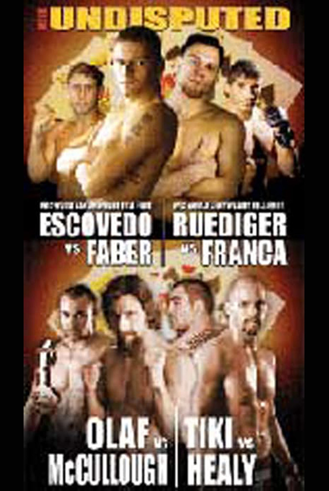 WEC 19: Undisputed (2006) poster