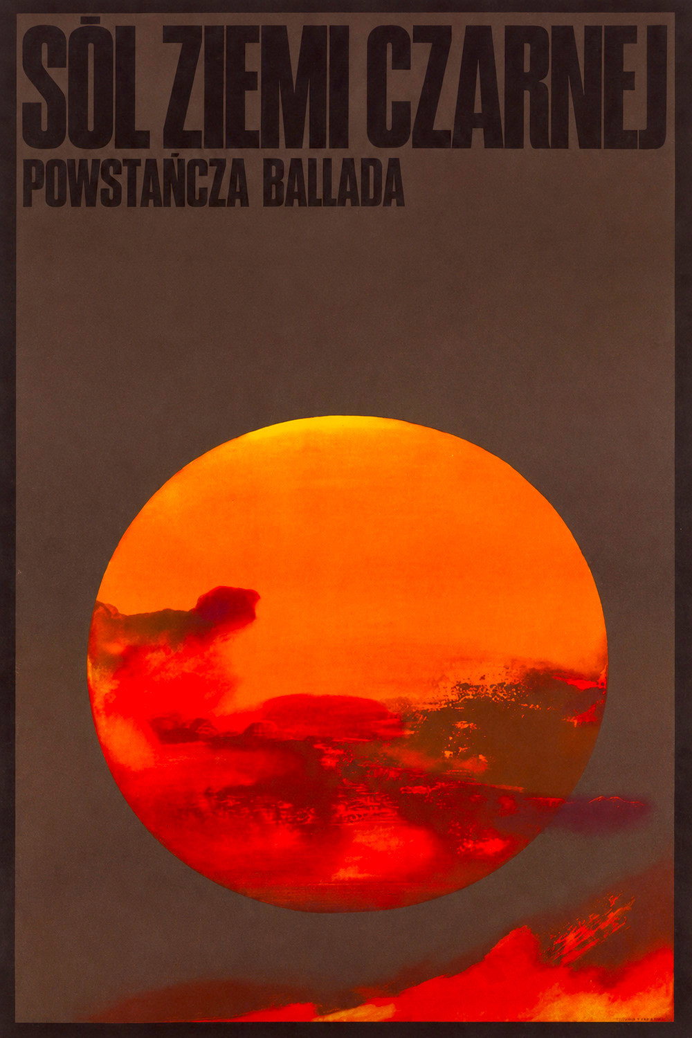 The Taste of the Black Earth (1970) poster