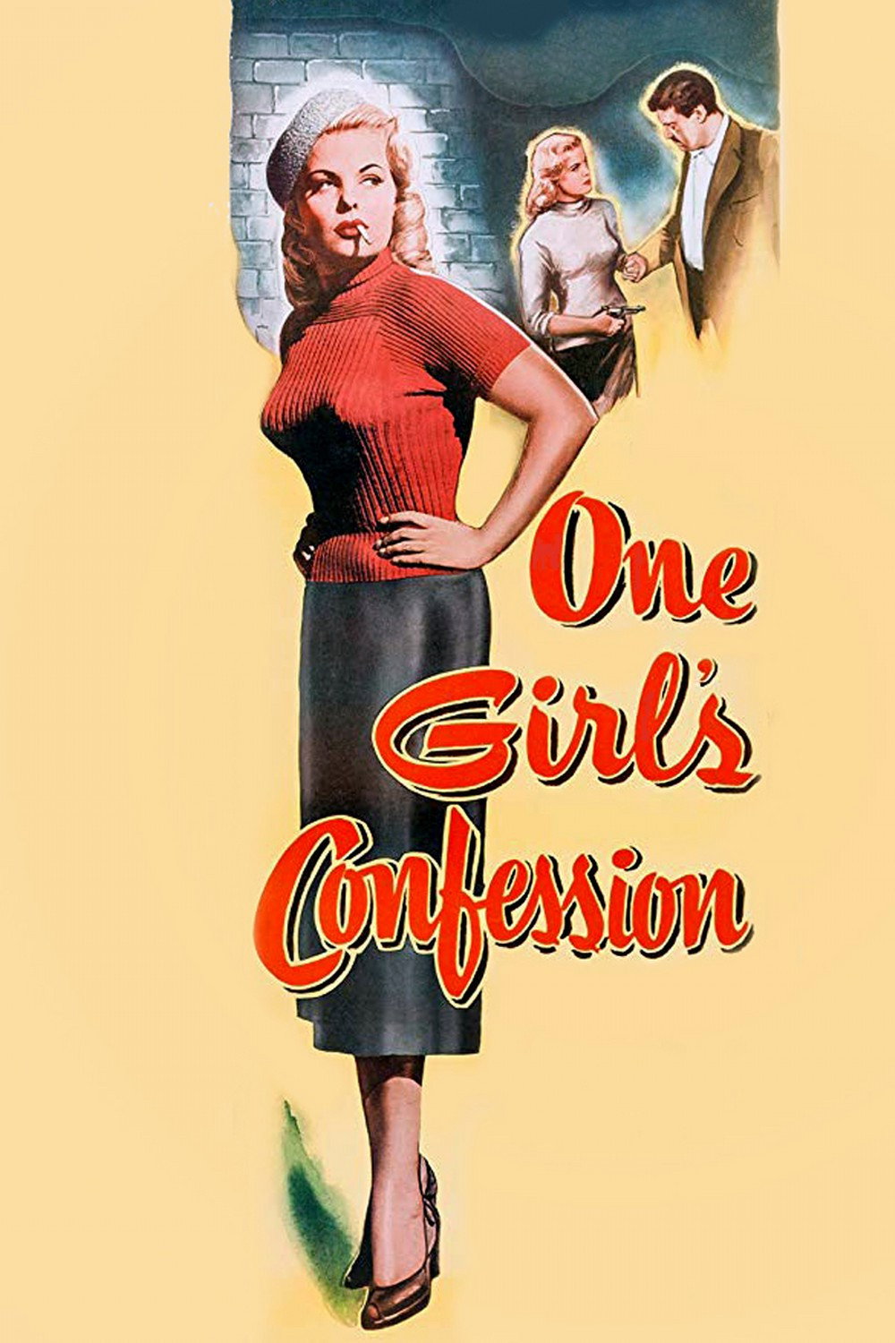 One Girl's Confession (1953) poster