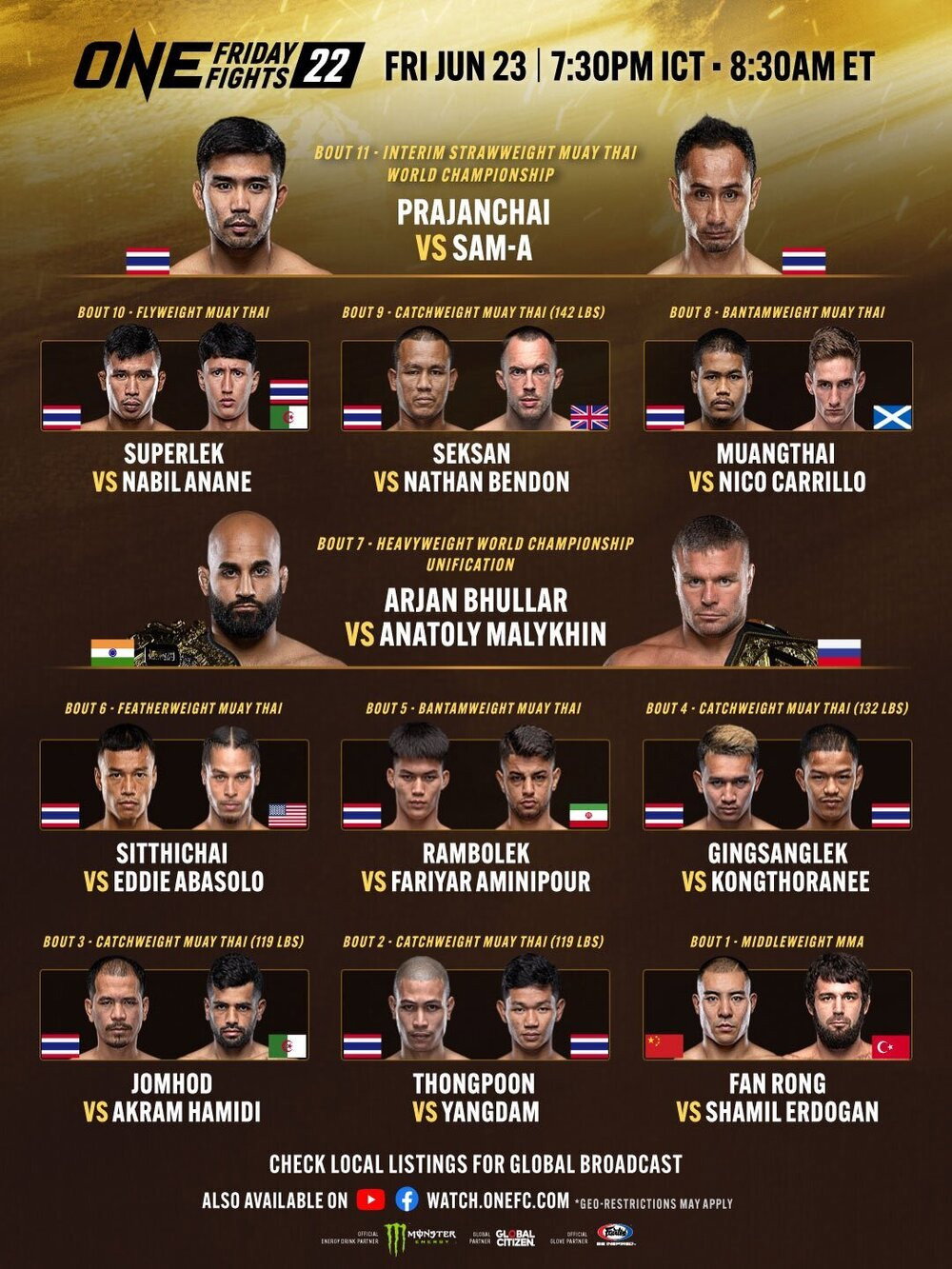 ONE Friday Fights 23: Paedsanlek vs. Kongklai (2023) poster