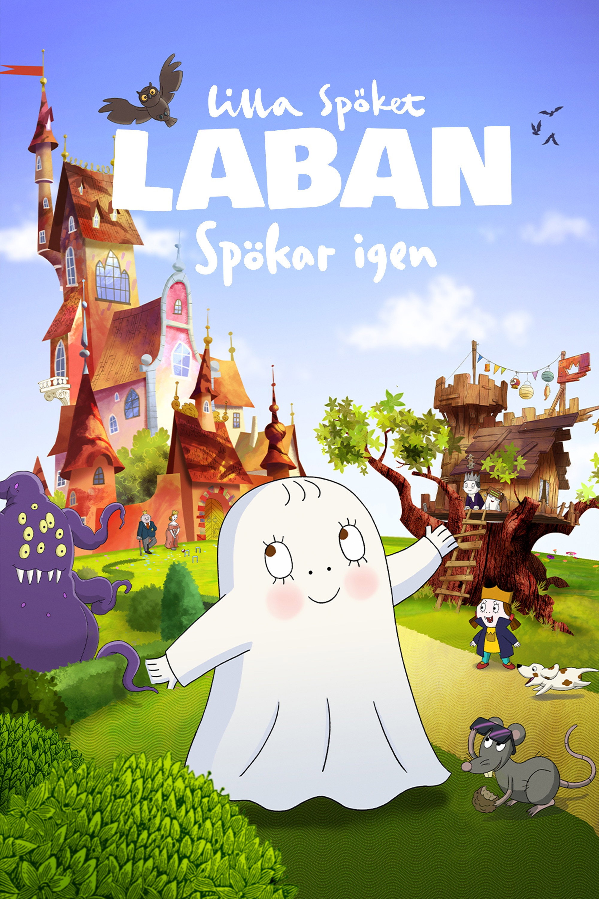 Lilla spöket Laban spökar igen (2024) poster