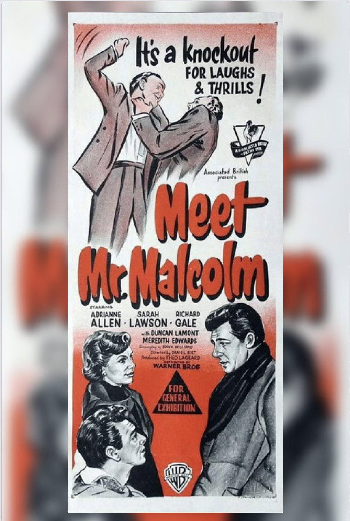Meet Mr. Malcolm (1954) poster