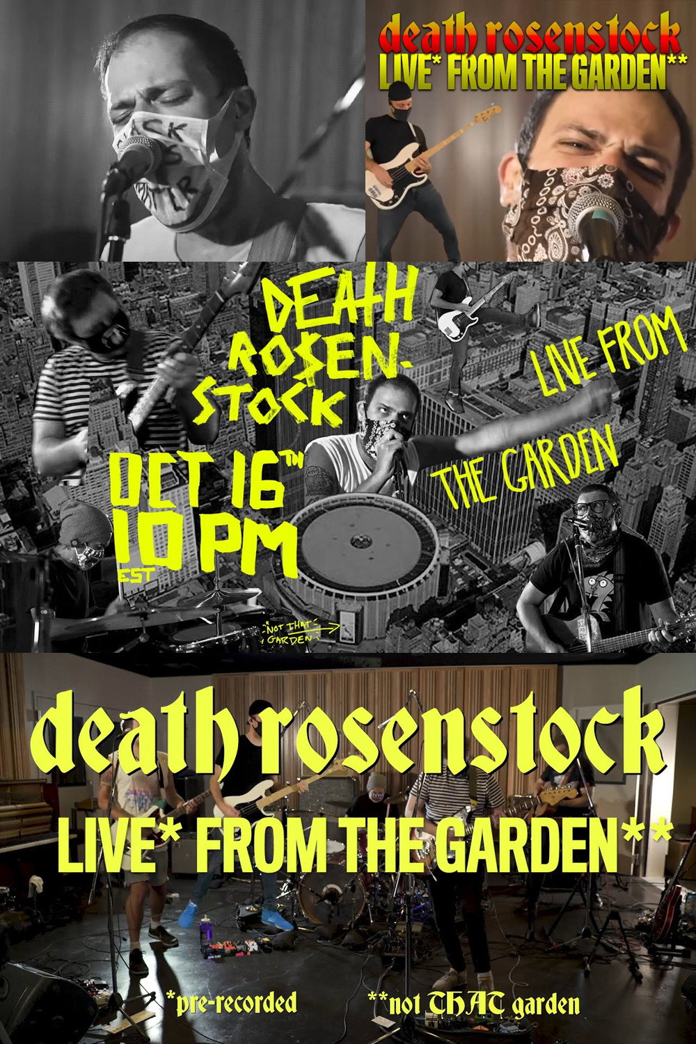 Jeff Rosenstock: LIVE* FROM THE GARDEN** (2020) poster