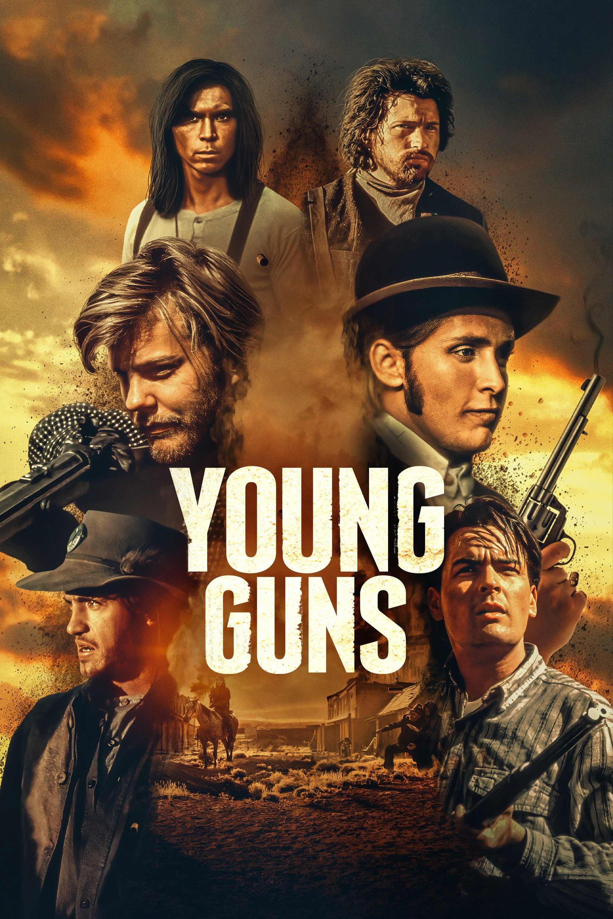 Young Guns (1988) poster
