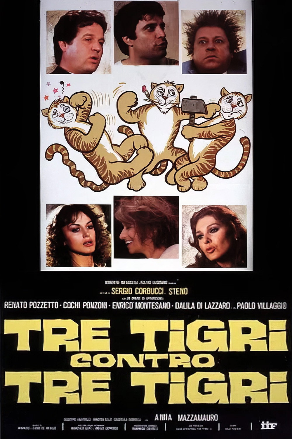Three Tigers Against Three Tigers (1977) poster