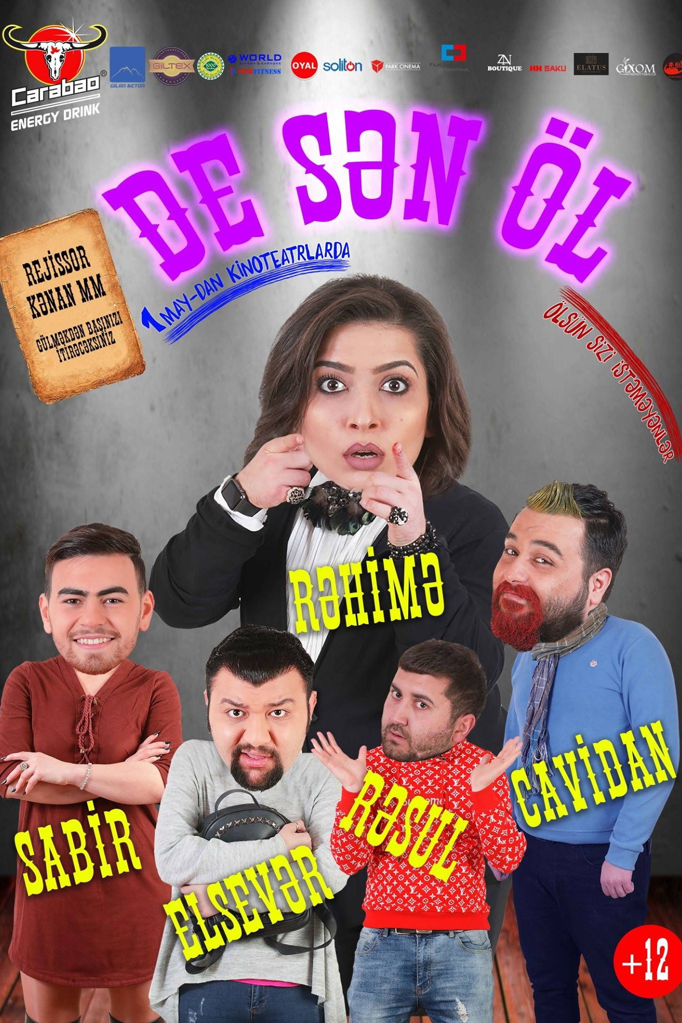 De sən öl (2018) poster