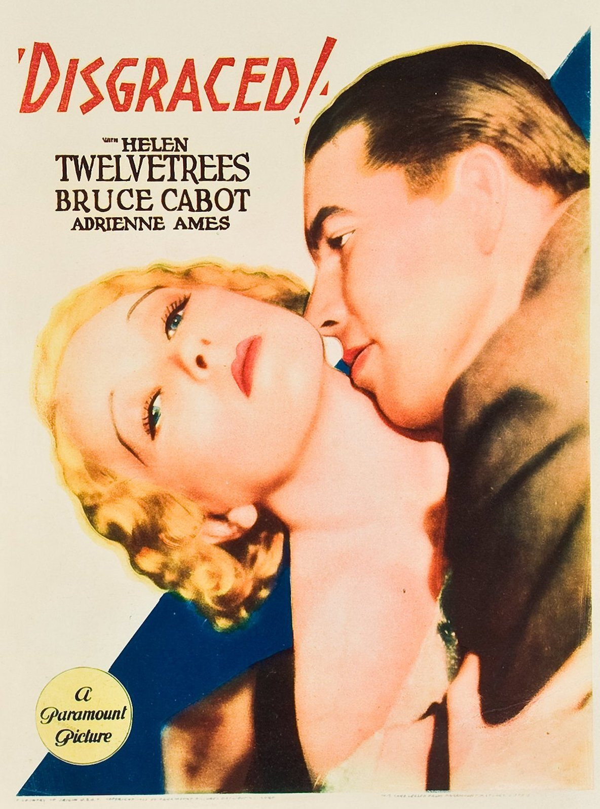 Disgraced! (1933) poster