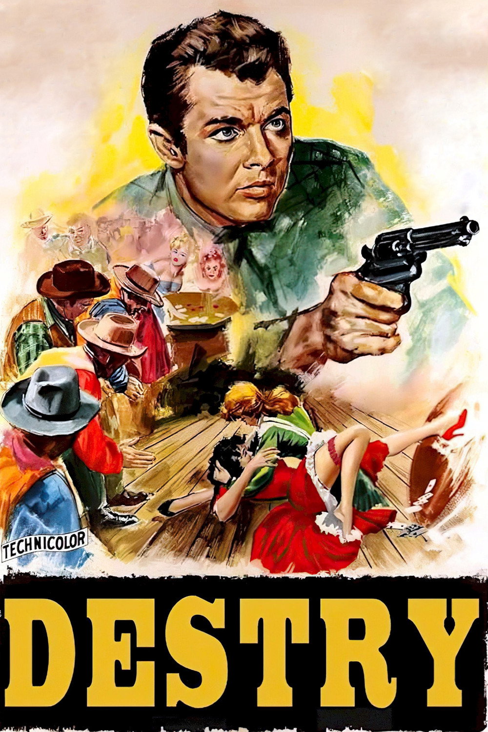 Destry (1954) poster